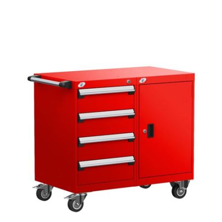 L3BED-2823L3 - Rousseau Mobile Compact Cabinet with Partitions
