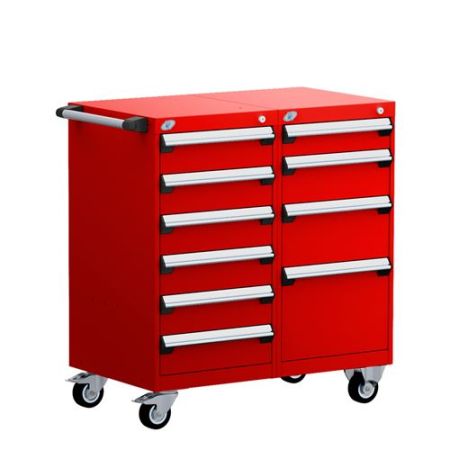 L3BED-3431L3 - Rousseau Mobile Compact Cabinet with Partitions