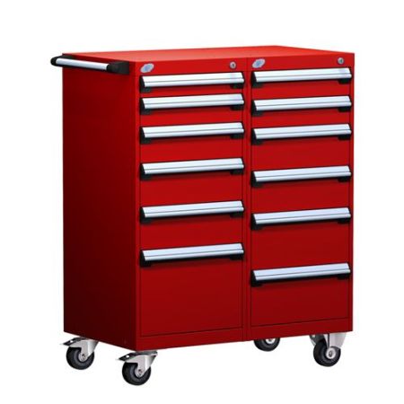 L3BED-4001L3 - Rousseau Mobile Compact Cabinet with Partitions