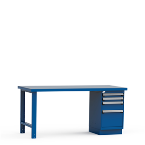 LG1102L3C - Rousseau Workbench with Painted Steel Top