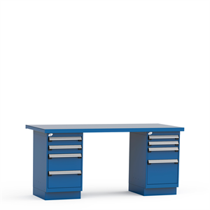LG1202L3C - Rousseau Workbench with Painted Steel Top