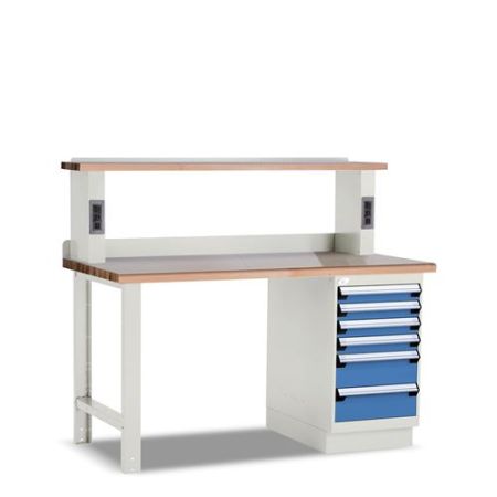 LG2104L3C - Rousseau Workbench with Laminated Wood Top