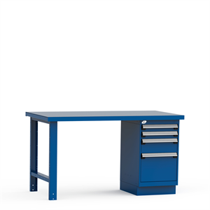 LH1103L3C - Rousseau Workbench with Painted Steel Top