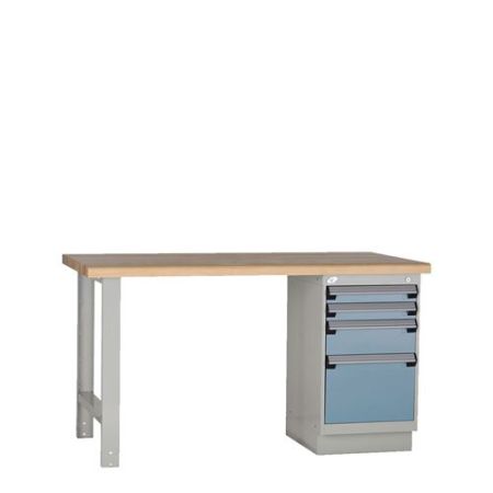LH2103L3C - Rousseau Workbench with Laminated Wood Top