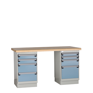 LH2202L3C - Rousseau Workbench with Laminated Wood Top