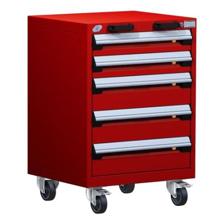 R5BCD-3055 - Rousseau Heavy-Duty Mobile Cabinet, with Partitions
