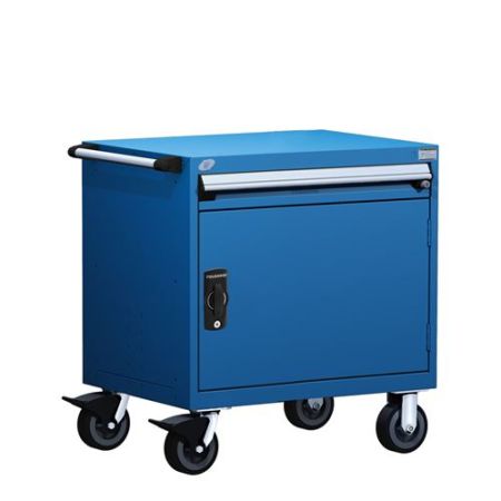 R5BDD-2801 - Rousseau Heavy-Duty Mobile Cabinet, with Partitions