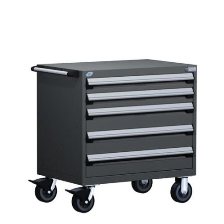 R5BEC-3005 - Rousseau Heavy-Duty Mobile Cabinet, with Partitions