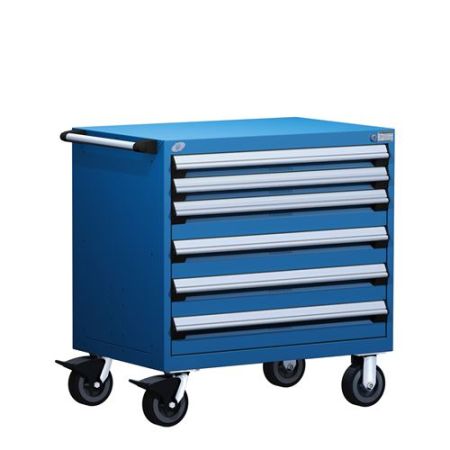 R5BEE-3007 - Rousseau Heavy-Duty Mobile Cabinet, with Partitions