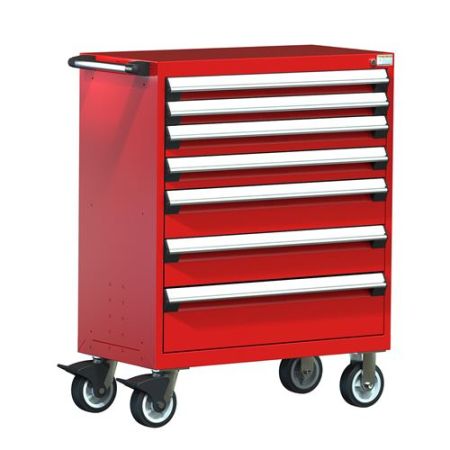 R5BEE-3801 - Rousseau Heavy-Duty Mobile Cabinet, with Partitions