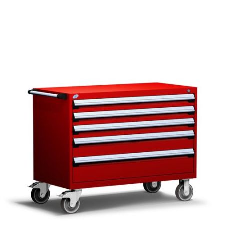 R5BHE-3011 - Rousseau Heavy-Duty Mobile Cabinet, with Partitions