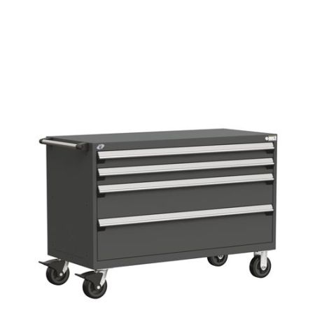 R5BJG-3003 - Rousseau Heavy-Duty Mobile Cabinet, with Partitions