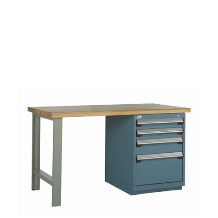 R5WH5-2007 - Rousseau Workstation with Laminated Wood Top