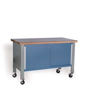WSW2070 - Rousseau Mobile Workbench with Laminated Wood Top