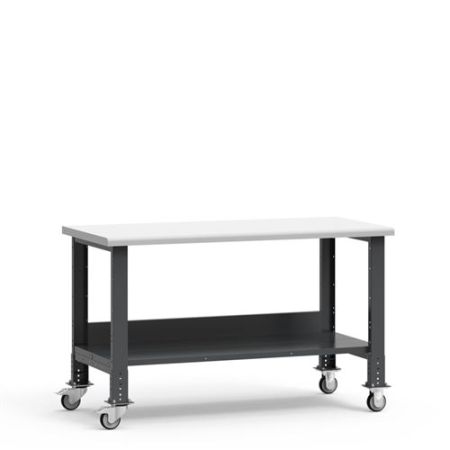 WSW9019 - Rousseau Mobile Workbench with Resistant PVC Plastic Laminated Top